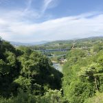 天龍峡大橋（仮名）が建設中です